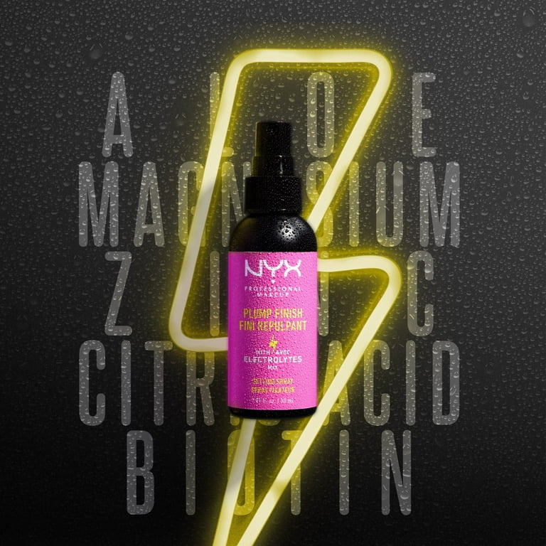 NYX Professional Makeup Plumping Setting Spray, Infused with Electrolytes 60ml