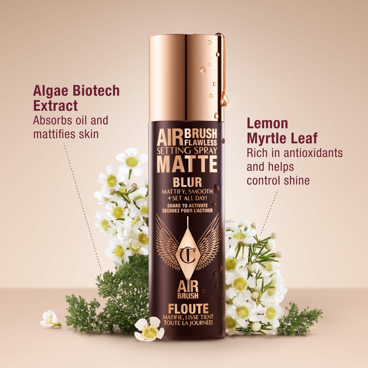 Charlotte Tilbury 
Airbrush Flawless Matte Blurring & Waterproof Setting Spray 100ml