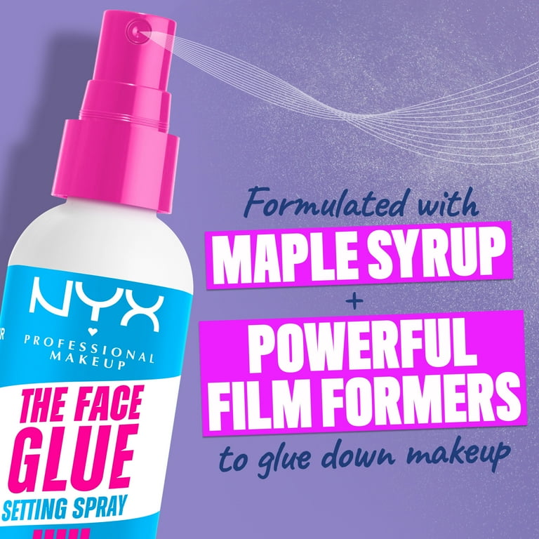 NYX Professional Makeup The Face Glue Setting Spray, 2 fl oz 60ml