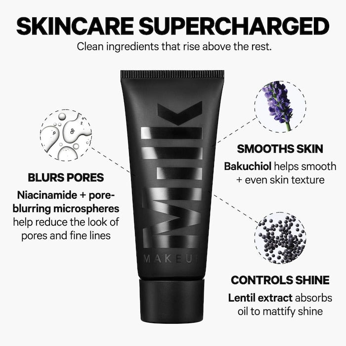 MILK MAKEUP 
Pore Eclipse Mattifying + Blurring Makeup Primer with Niacinamide