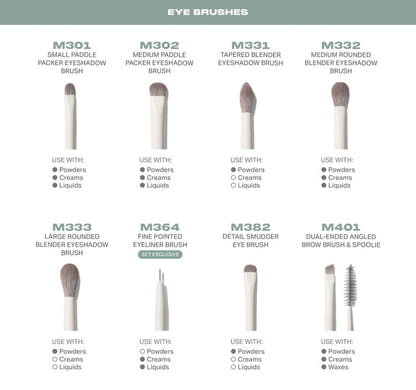 Morphe Ready, Set, Pro 16-Piece Face & Eye Brush Set