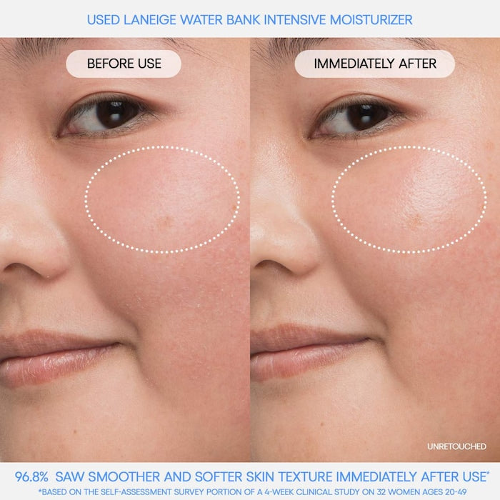 LANEIGE Water Bank Blue Hyaluronic Cream Moisturizer – 20 mL