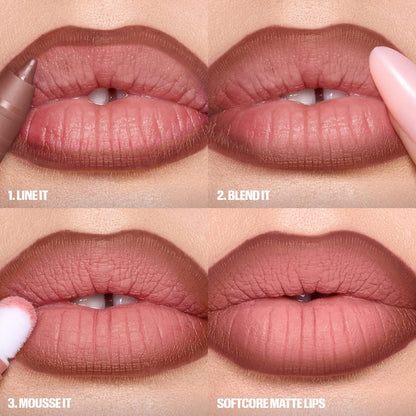 HUDA BEAUTY 
Liquid Matte Mousse Soft Blur Lip Cream