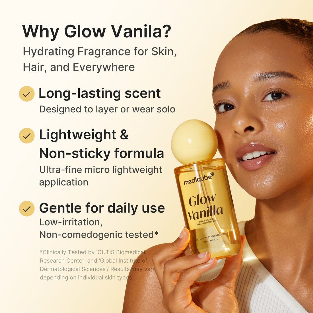 Medicube Glow Vanilla Hair & Body Fragrance Mist