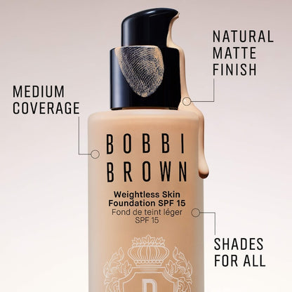 Bobbi Brown 
Weightless Skin Oil-Controlling Foundation SPF 15 with Hyaluronic Acid