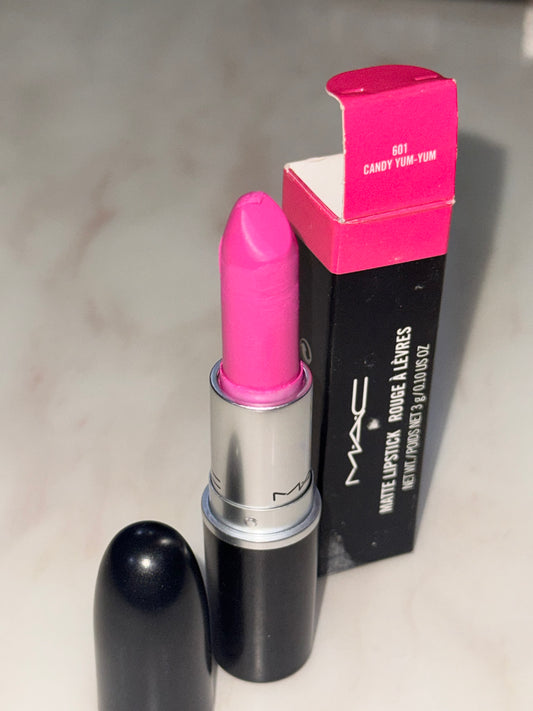 MAC Matte Lipstick – 601 Candy Yum-Yum – (Damaged)