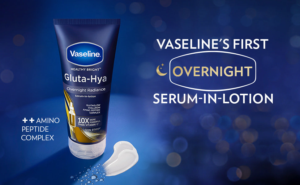 Vaseline® Gluta-Hya Serum Burst Lotion Overnight Radiance Repair 300ml
