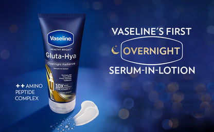 Vaseline® Gluta-Hya Serum Burst Lotion Overnight Radiance Repair