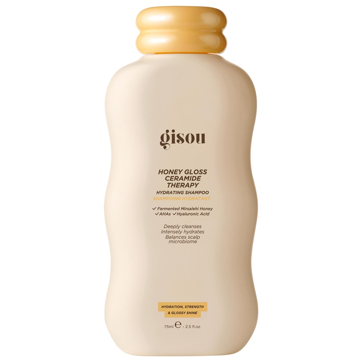 Gisou Mini Honey Gloss Ceramide Therapy Hydrating Shampoo 75ml