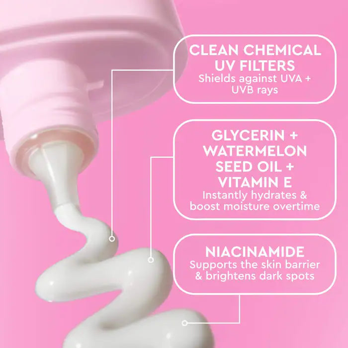Glow Recipe 
Dew Shield SPF 30 Hydrating Fluid Sunscreen