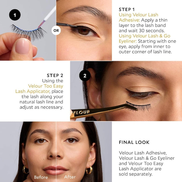 Velour Lashes Effortless - No Trim - Natural Lash Collection