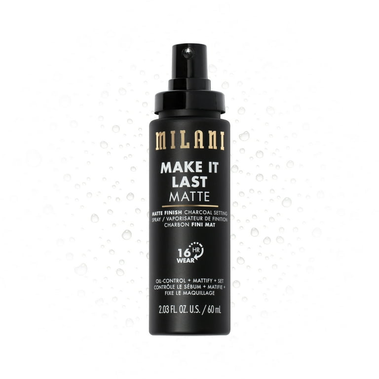 Milani Make It Last Matte Setting Spray, Charcoal, 2.03 fl oz 60ml