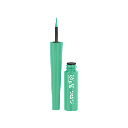 MAKE UP FOR EVER 
Aqua Resist Color Ink 24HR Waterproof Liquid Eyeliner