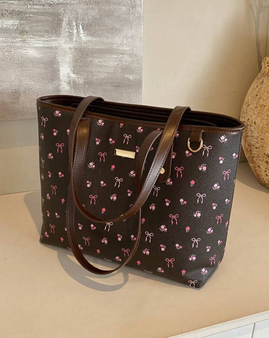 Shein Classic Solid
Color Large Shoulder Tote Bag