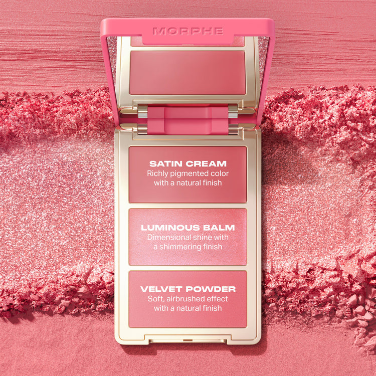 Morphe Cheek Thrills Multi-Finish Blush Trio