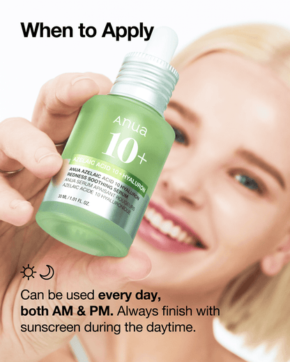 Anua Azelaic Acid 10 Hyaluron Redness Soothing Serum - 30ml