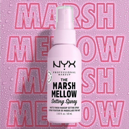 NYX Professional Makeup Setting Spray, Marshmellow Scented, Long-Lasting, Vegan Formula