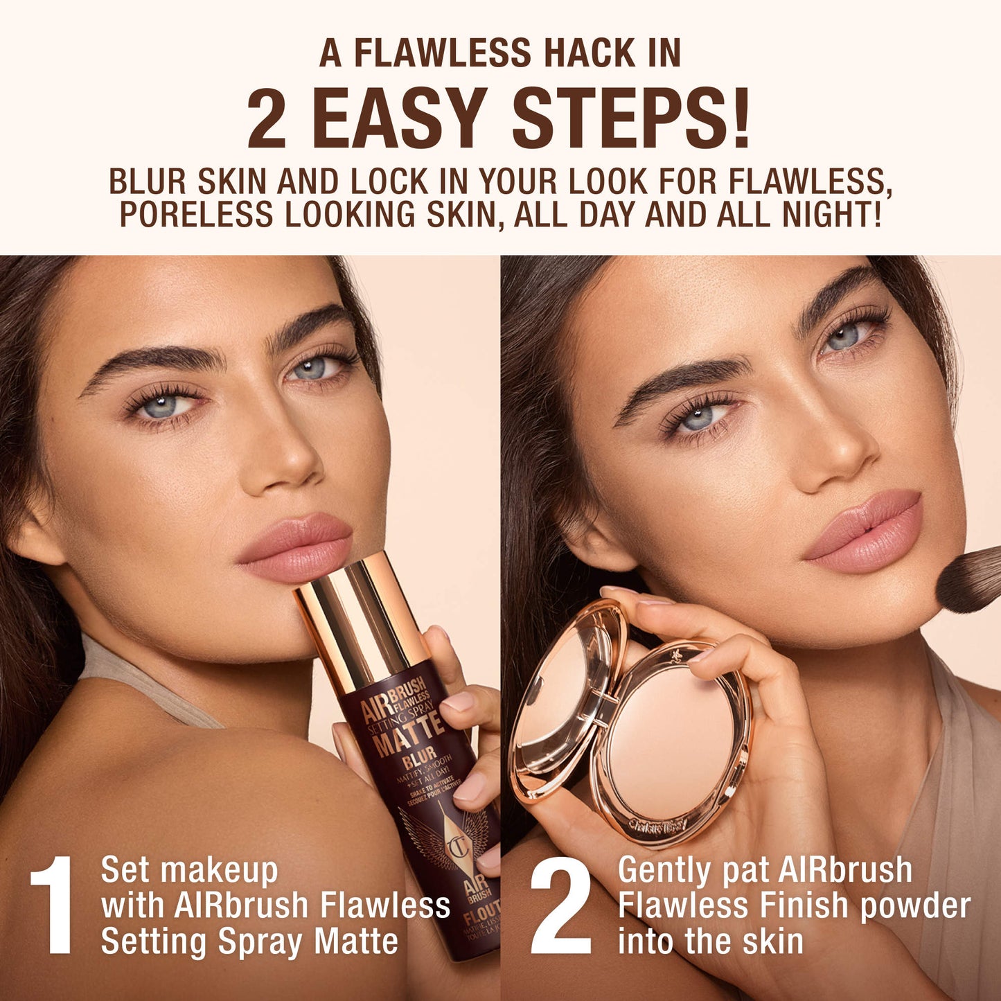 Charlotte Tilbury 
Airbrush Flawless Matte Blurring & Waterproof Setting Spray 100ml