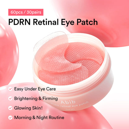 Abib PDRN Retinal Eye Patch Glow Jelly 84g / 60 Patches (30 Pairs)