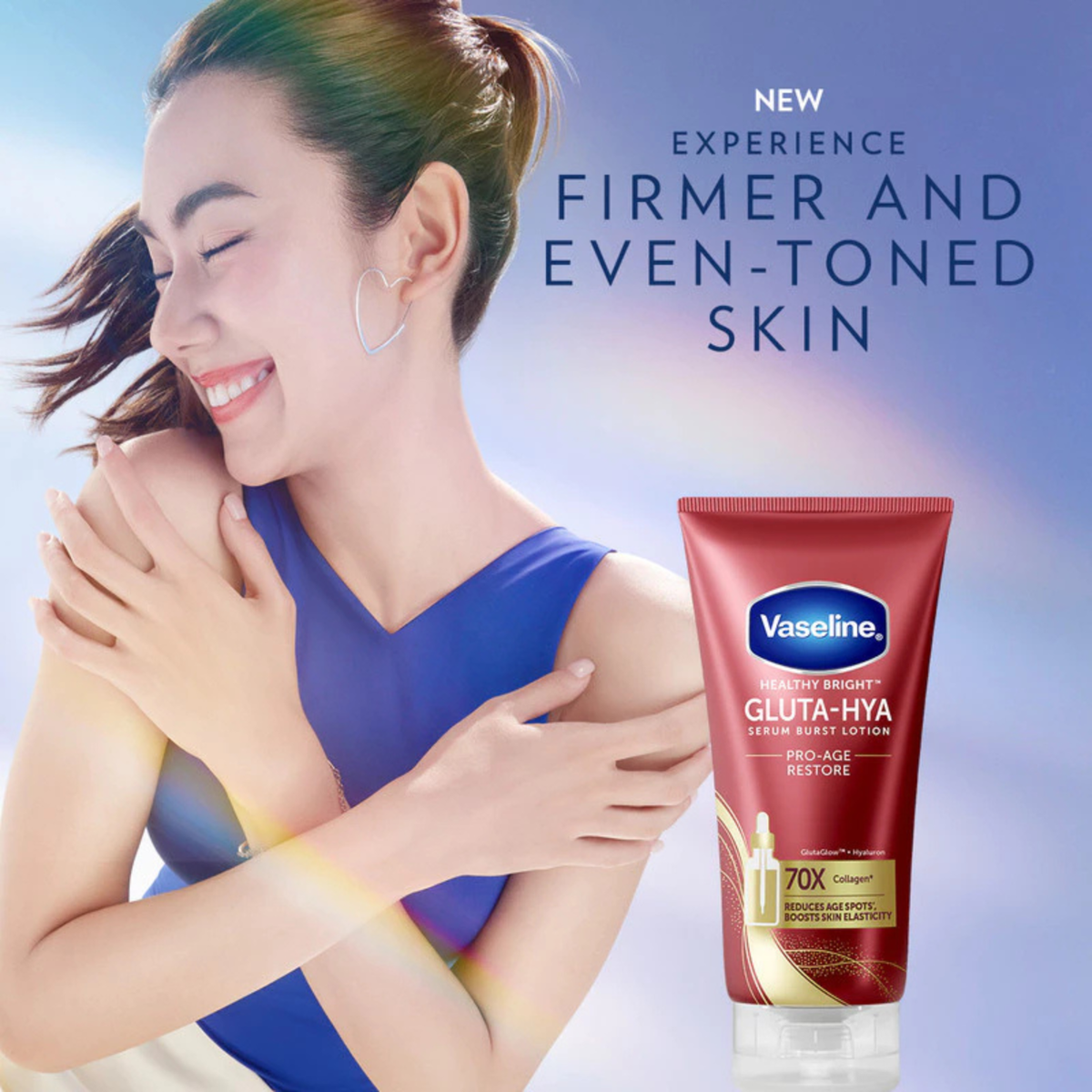 Vaseline® Gluta-Hya Serum Burst Lotion Pro-Age Restore 290ml