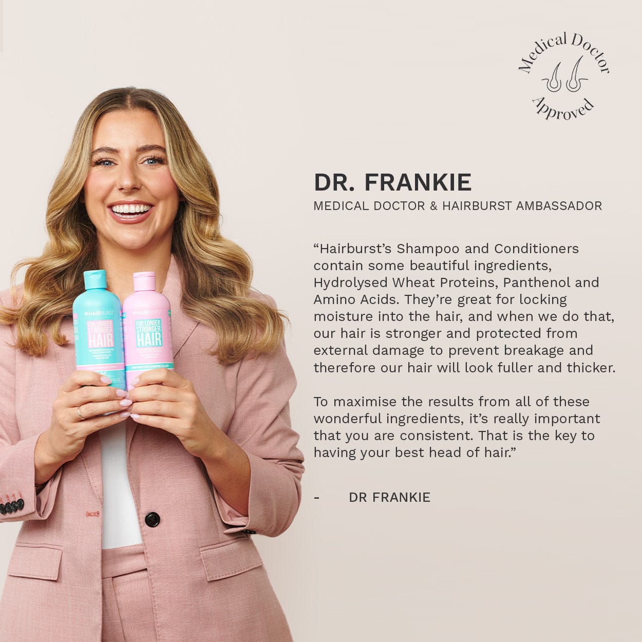 Hairburst Shampoo For Longer Stronger Hair 350ml