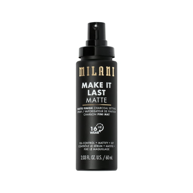 Milani Make It Last Matte Setting Spray, Charcoal, 2.03 fl oz 60ml