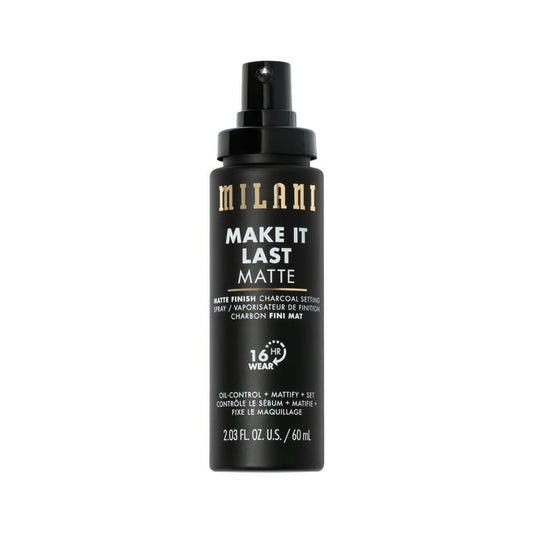 Milani Make It Last Matte Setting Spray, Charcoal, 2.03 fl oz 60ml