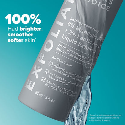 Paula's Choice 6% Mandelic Acid + 2% Lactic Acid AHA Liquid Exfoliant for Dark Spots, Textured Skin 30ml