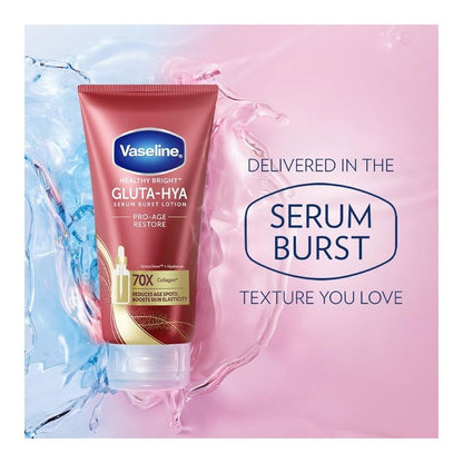 Vaseline® Gluta-Hya Serum Burst Lotion Pro-Age Restore 290ml