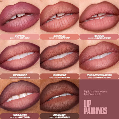 HUDA BEAUTY 
Liquid Matte Mousse Soft Blur Lip Cream