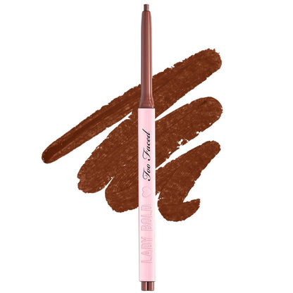 Too Faced Lady Bold Demi-Matte Long-Wear Lip Liner - Fierce Vibes Only