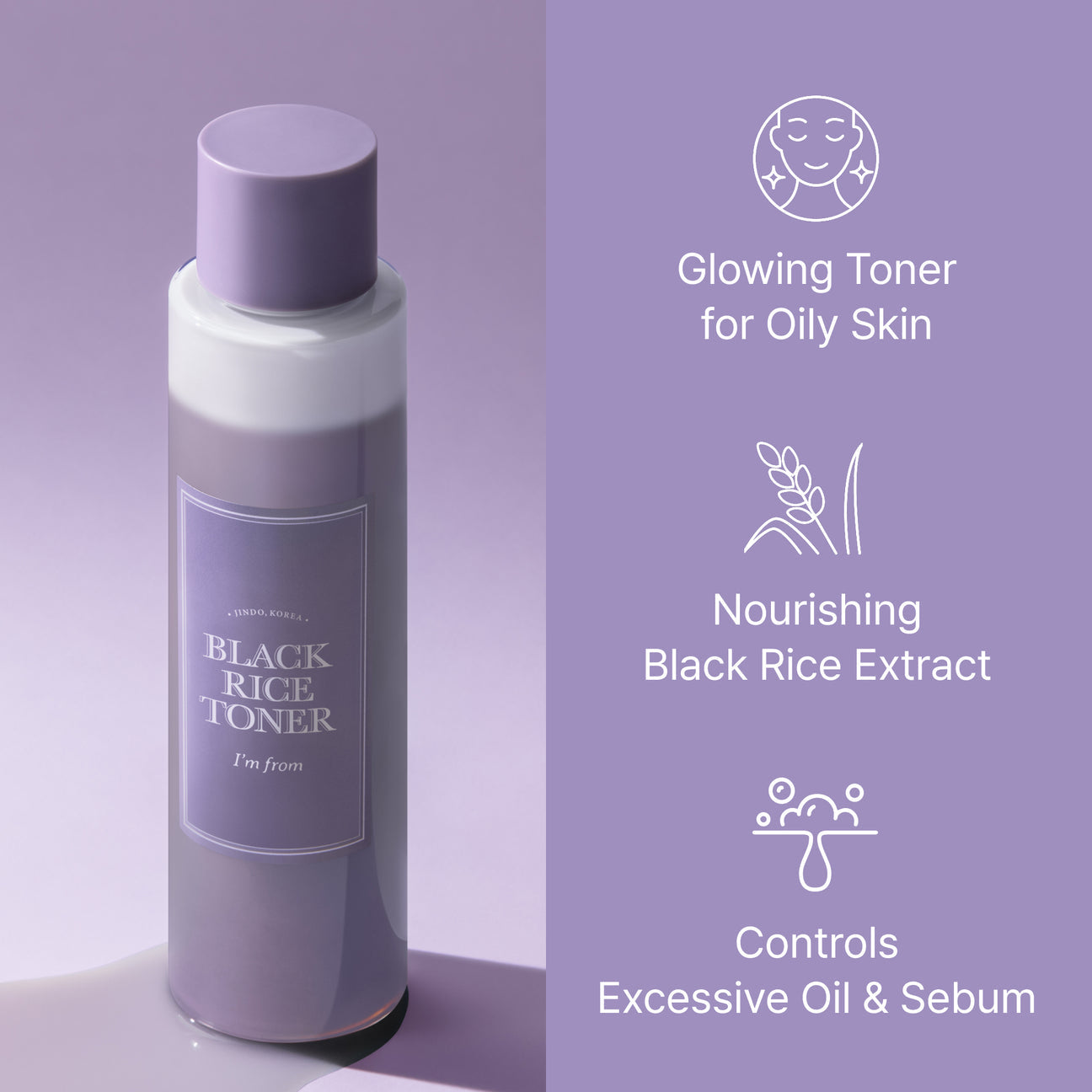 Black Rice Toner - I'M FROM 150ml