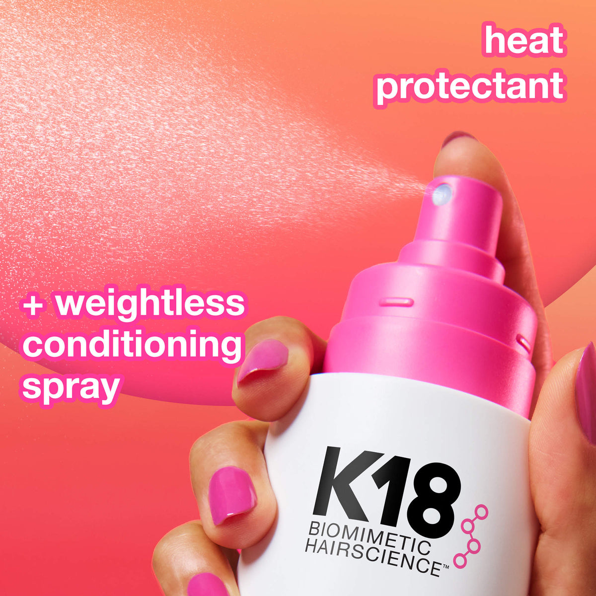 K18 Biomimetic Hairscience HeatBounce™ Leave-In Conditioner Heat Protectant 118ml