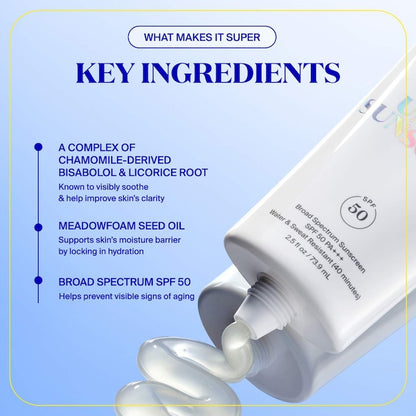 Supergoop! Unseen Sunscreen Invisible Broad Spectrum SPF 50  PA +++  50ml