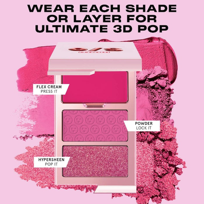 ONE/SIZE by Patrick Starrr 
Cheek Clapper 3D Blush Trio Palette