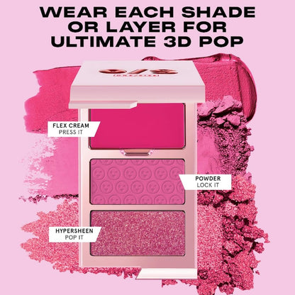 ONE/SIZE by Patrick Starrr 
Cheek Clapper 3D Blush Trio Palette