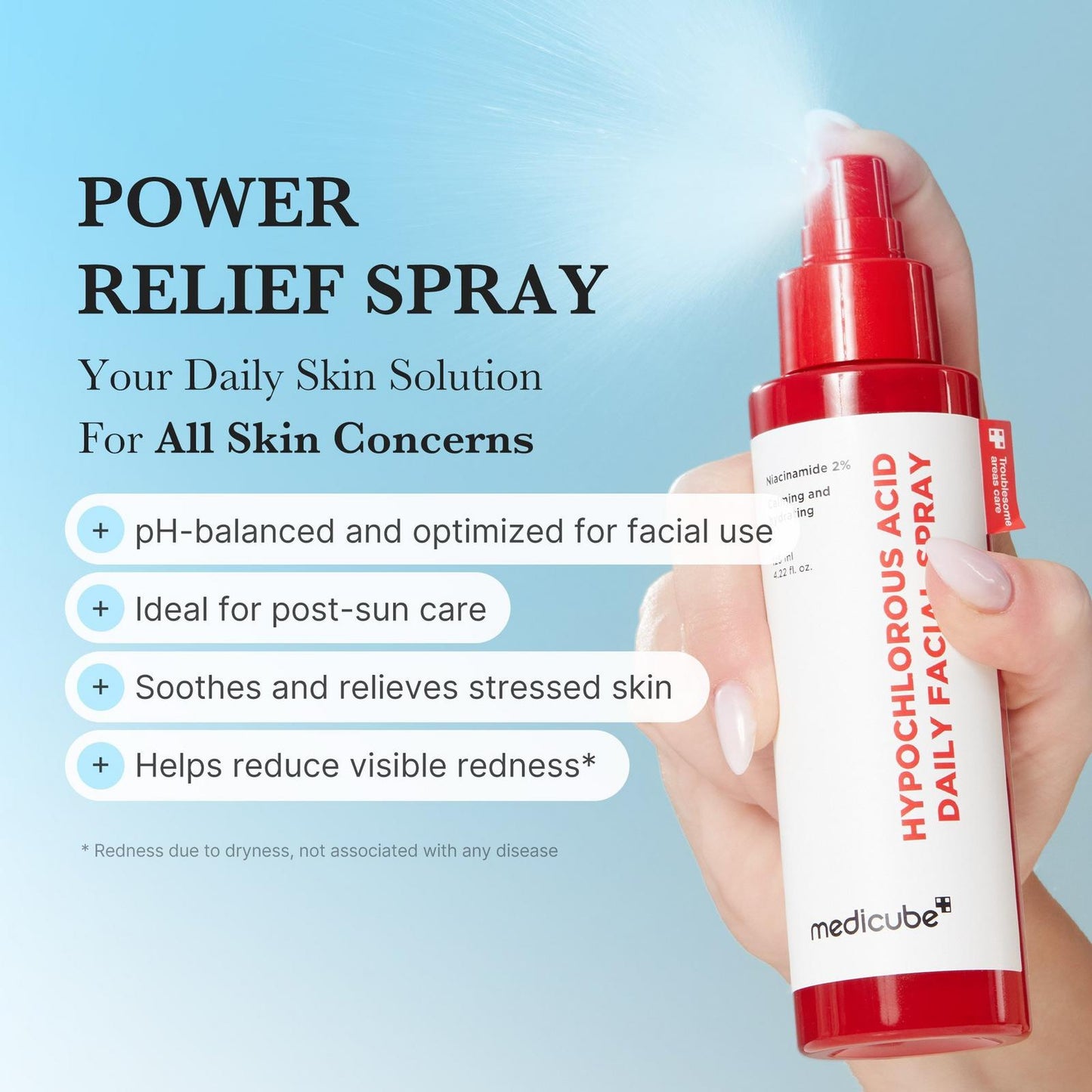 medicube
Hypochlorous Acid Daily Facial Mist 125ml