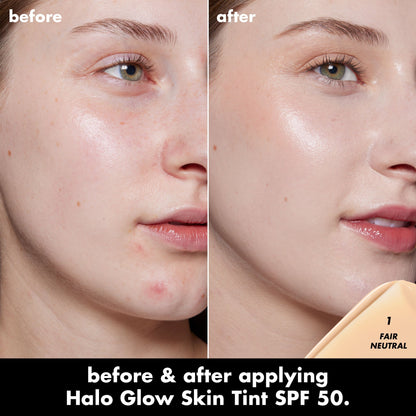 e.l.f. Halo Glow Skin Tint SPF 50 | No White Cast
