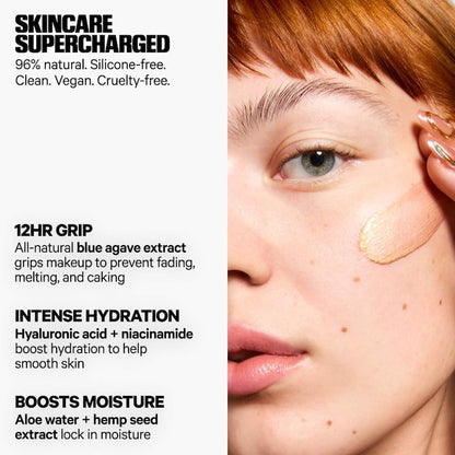 MILK MAKEUP Hydro Grip + Glow Illuminating Primer with Light-Reflecting Pearls 10ml