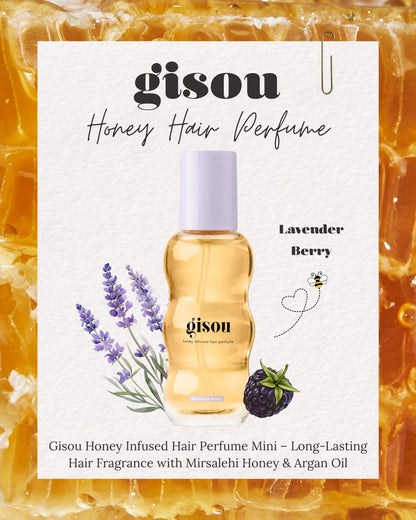 Gisou Mini Lavender Berry Honey Infused Hair Perfume 15ml