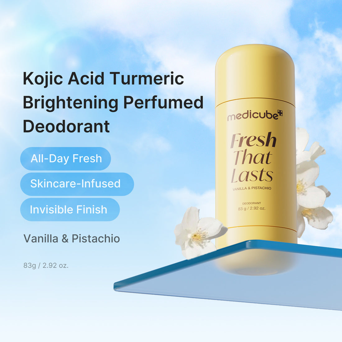 Medicube Fresh That Lasts Deodorant Vanilla & Pistachio 8g