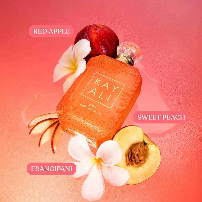 KAYALI Mini EDEN SWEET PEACH | 35 Eau de Parfum Travel Spray 10ml