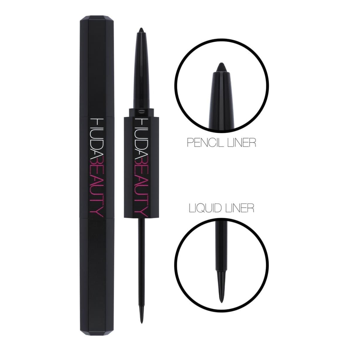 Huda Beauty Life-Liner Duo Pencil & Liquid Eyeliner