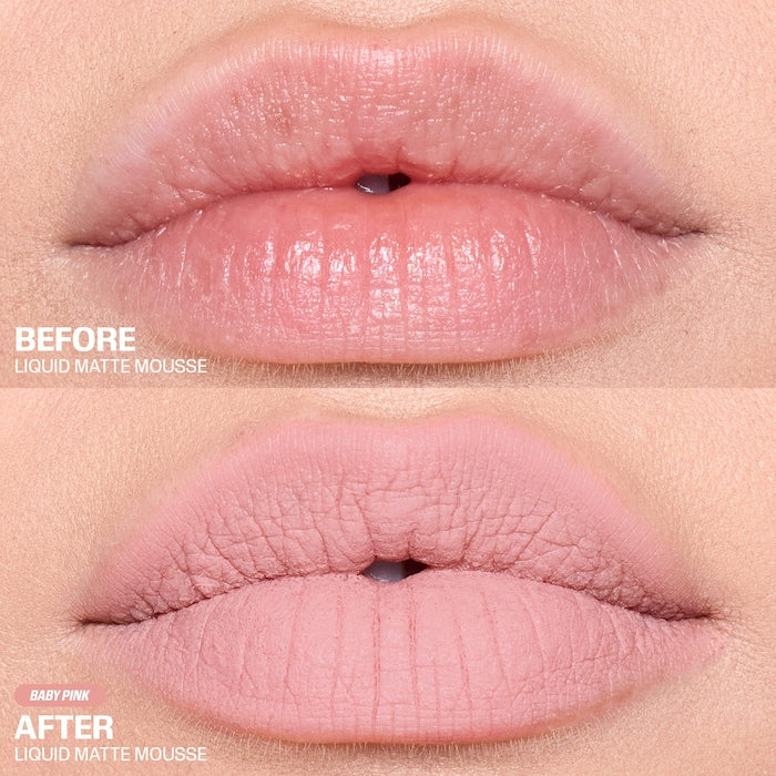 HUDA BEAUTY 
Liquid Matte Mousse Soft Blur Lip Cream
