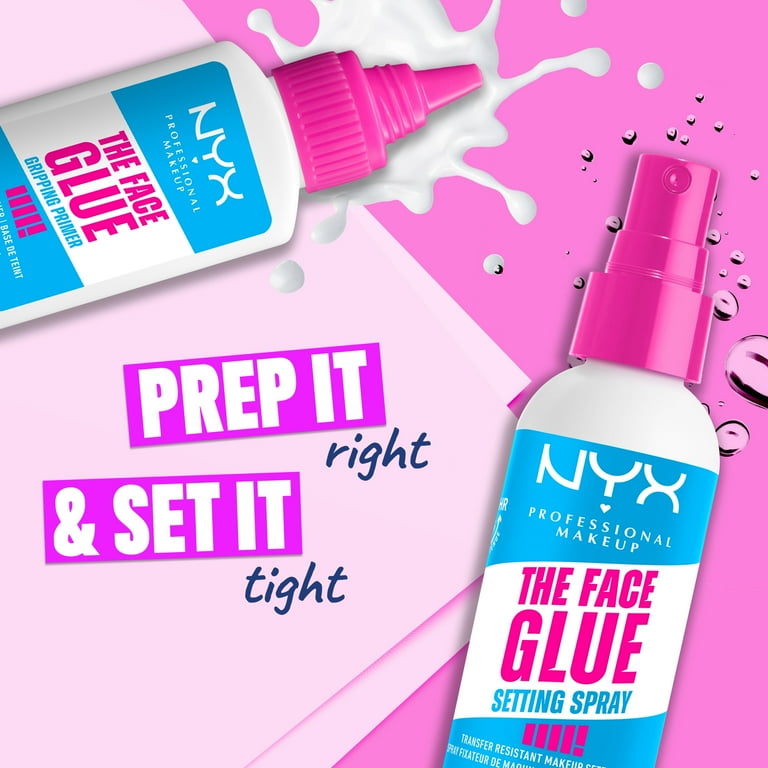 NYX Professional Makeup The Face Glue Setting Spray, 2 fl oz 60ml