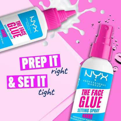 NYX Professional Makeup The Face Glue Setting Spray, 2 fl oz 60ml