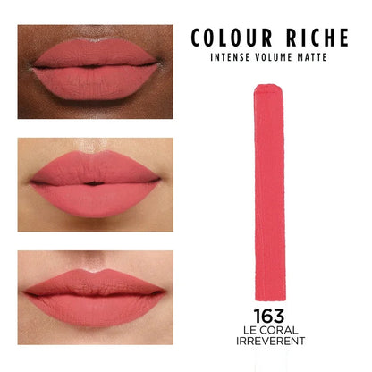 Loreal Paris Colour Riche Intense Volume Matte Lipstick 163 Le Coral