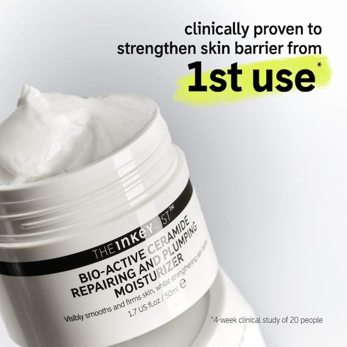 The INKEY List 
Bio-Active Ceramide Repairing and Plumping Moisturizer + Barrier Strengthening Full size