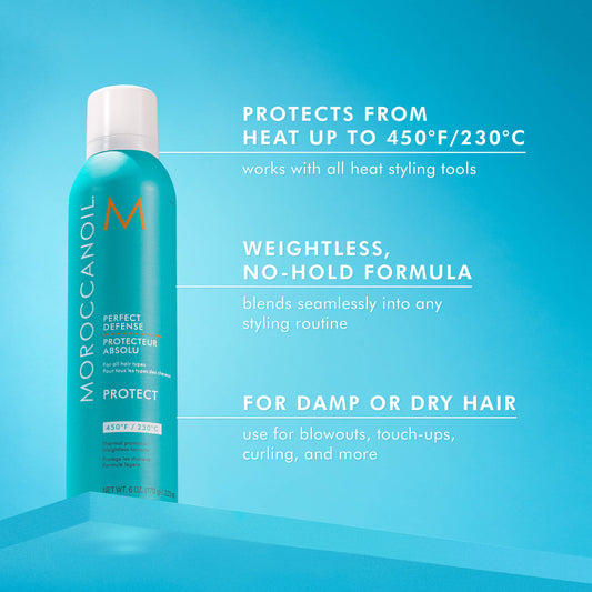 Moroccanoil 
Mini Perfect Defense Heat Protectant 75ml