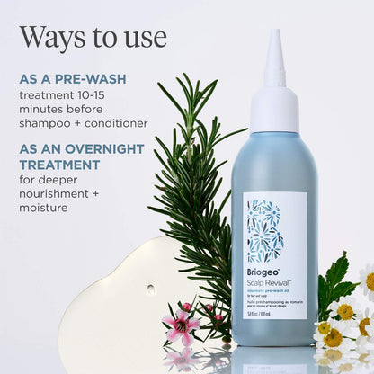 Briogeo Mini Scalp Revival™ Rosemary Pre-Wash Scalp and Hair Oil 30ml